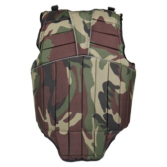 Horka FlexPlus bodyprotector junior camouflage groen