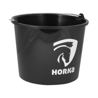 Horka emmer 12 liter zwart