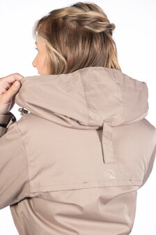 HKM waterdichte parka Alpine taupe