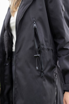 HKM waterdichte parka Alpine zwart