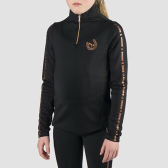 Red Horse trainingsshirt Miya zwart/ros&eacute;