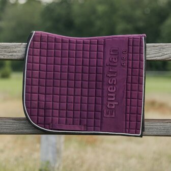 Horka Equestrian Pro Embossed zadeldek DR wine