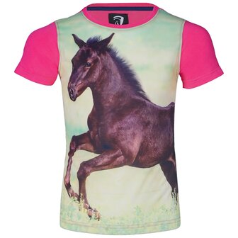 Horka t-shirt Ollie magenta