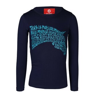 Red Horse longsleeve t-shirt Winner blauw