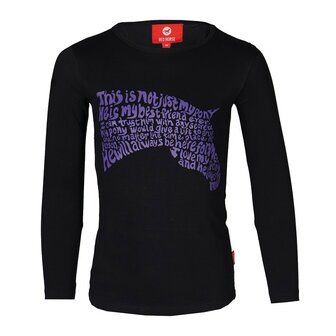 Red Horse longsleeve t-shirt Winner zwart