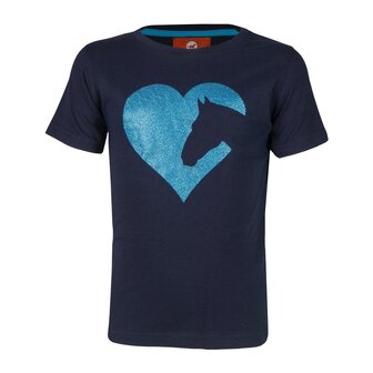 Red Horse t-shirt Toppie blauw/turquoise