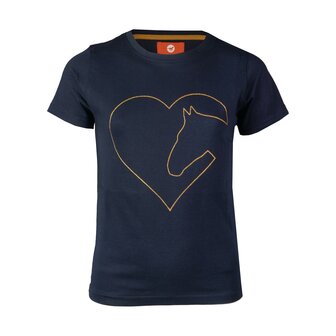 Red Horse t-shirt Toppie blauw/ros&eacute;