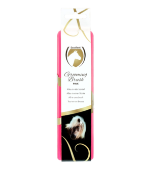 Excellent Grooming Brush M roze