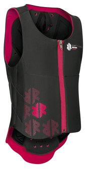 Komperdell rugprotector Junior zwart/fuchsia