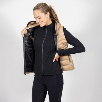 Euro-Star waterdichte bodywarmer Gabriela sepia