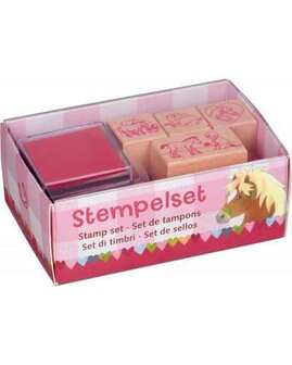 HB paardenvriend stempel set