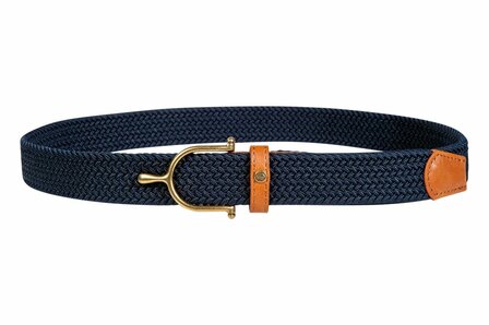 HKM elastische riem -Ann- donkerblauw