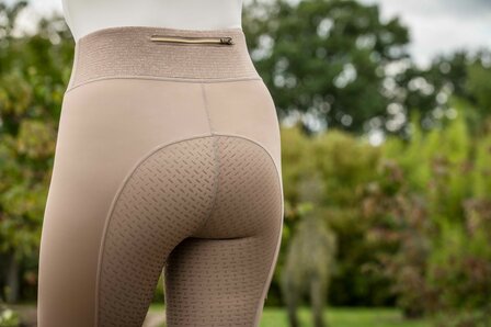 HKM rijlegging -Lavender Bay- siliconen knievlak taupe