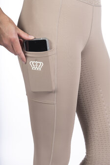 HKM rijlegging -Lavender Bay- siliconen knievlak taupe