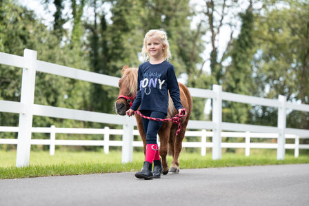 HKM t-shirt met lange mouwen -Aymee- donkerblauw