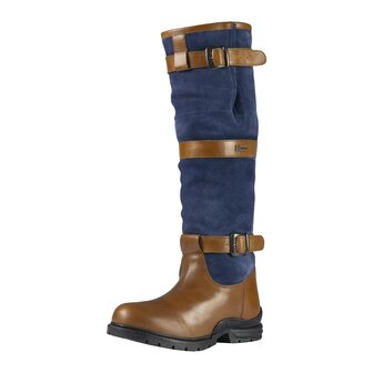 Horka outdoor laarzen Highlander cognac/blauw