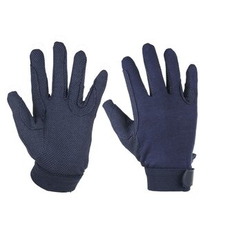 Horka handschoenen katoen blauw