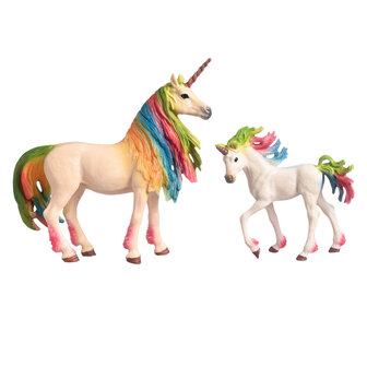 Imperial Riding speelgoed unicorn set Magic regenboog