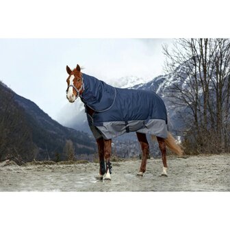 EquiTheme &quot;Tyrex&quot; 600D outdoordeken met fleece voering