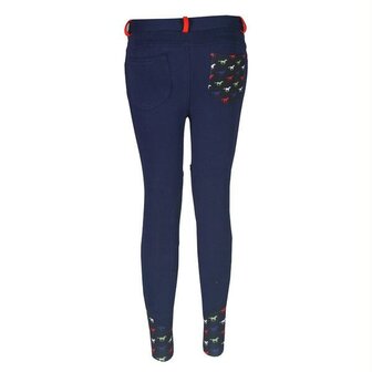 Red Horse rijbroek Tiki slim fit blauw