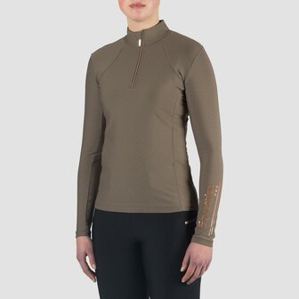 Horka trainingsshirt Luxury EP coffee