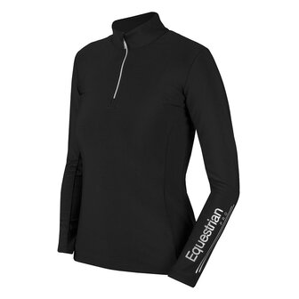 Horka trainingsshirt Luxury EP zwart/zilver