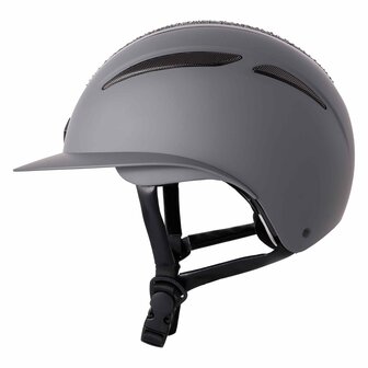 Imperial Riding cap Olania Deluxe big visor grijs