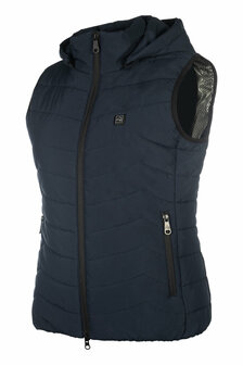 HKM verwarmde bodywarmer incl powerbank donkerblauw