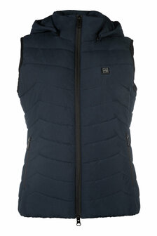 HKM verwarmde bodywarmer incl powerbank donkerblauw