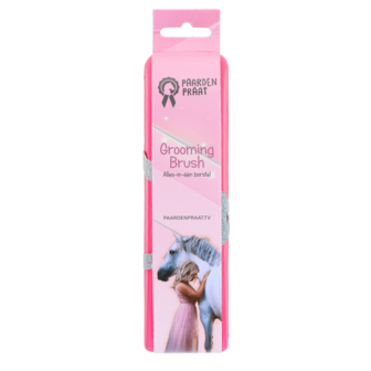 Paardenpraat Grooming Brush M roze