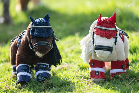 HKM cuddle pony ruiter startersset rood