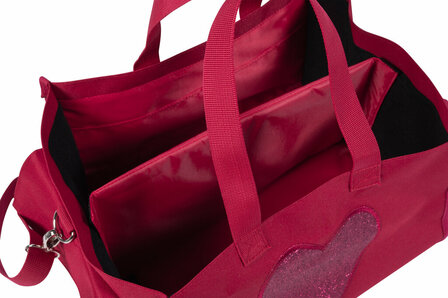 HKM cuddle pony transport tas rood