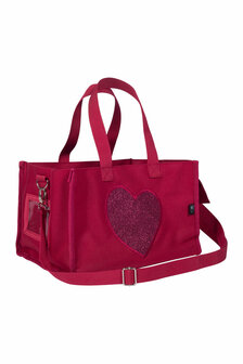 HKM cuddle pony transport tas rood