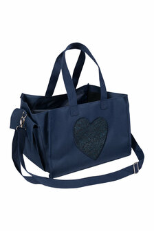 HKM cuddle pony transport tas donkerblauw