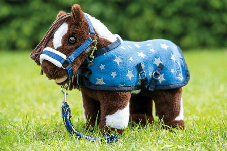 HKM cuddle pony startersset blauw