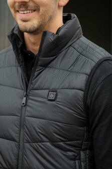 HKM verwarmde heren bodywarmer incl powerbank