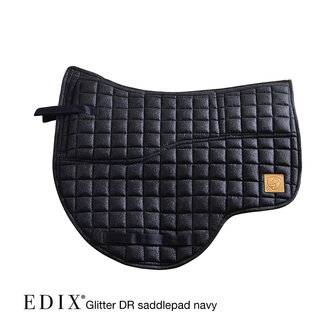 Edix zadelpad dressuur Sparkle navy