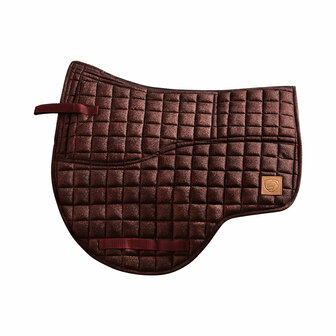 Edix zadelpad dressuur Sparkle bordeaux