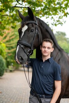 Harry&#039;s Horse heren poloshirt Liciano navy