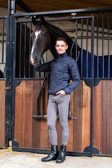 Harry&#039;s Horse heren rijbroek Liciano Full Grip antraciet