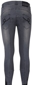 Harry&#039;s Horse heren rijbroek Liciano Denim Full Grip zwart