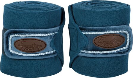 Harry&#039;s Horse fleece bandages Velvet donkerblauw