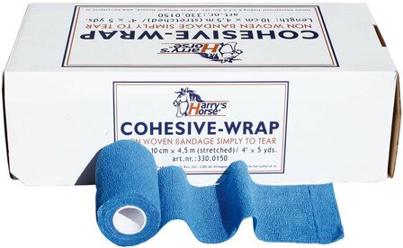 Harry&#039;s Horse zelf klevende bandage Cohesive blauw