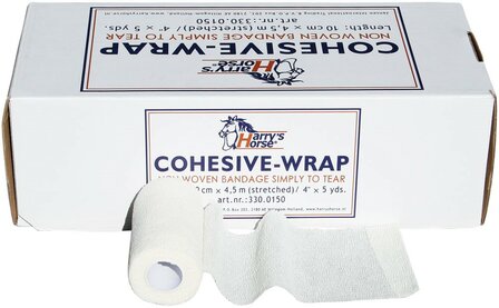 Harry&#039;s Horse zelf klevende bandage Cohesive wit