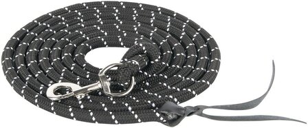 Harry&#039;s Horse leadrope met musketon 4 meter zwart