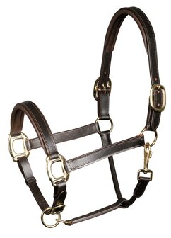 Harry&#039;s Horse leren halster Padded bruin