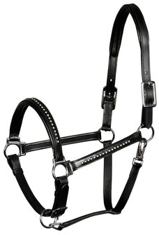 Harry&#039;s Horse leren halster Finesse Crystal