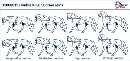 Harry&#039;s Horse dubbele longeerlijn