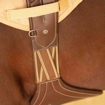 Harry&#039;s Horse leren springsingel Deluxe bruin