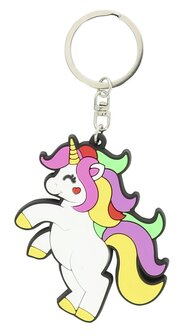 EquiTheme sleutelhanger unicorn wit